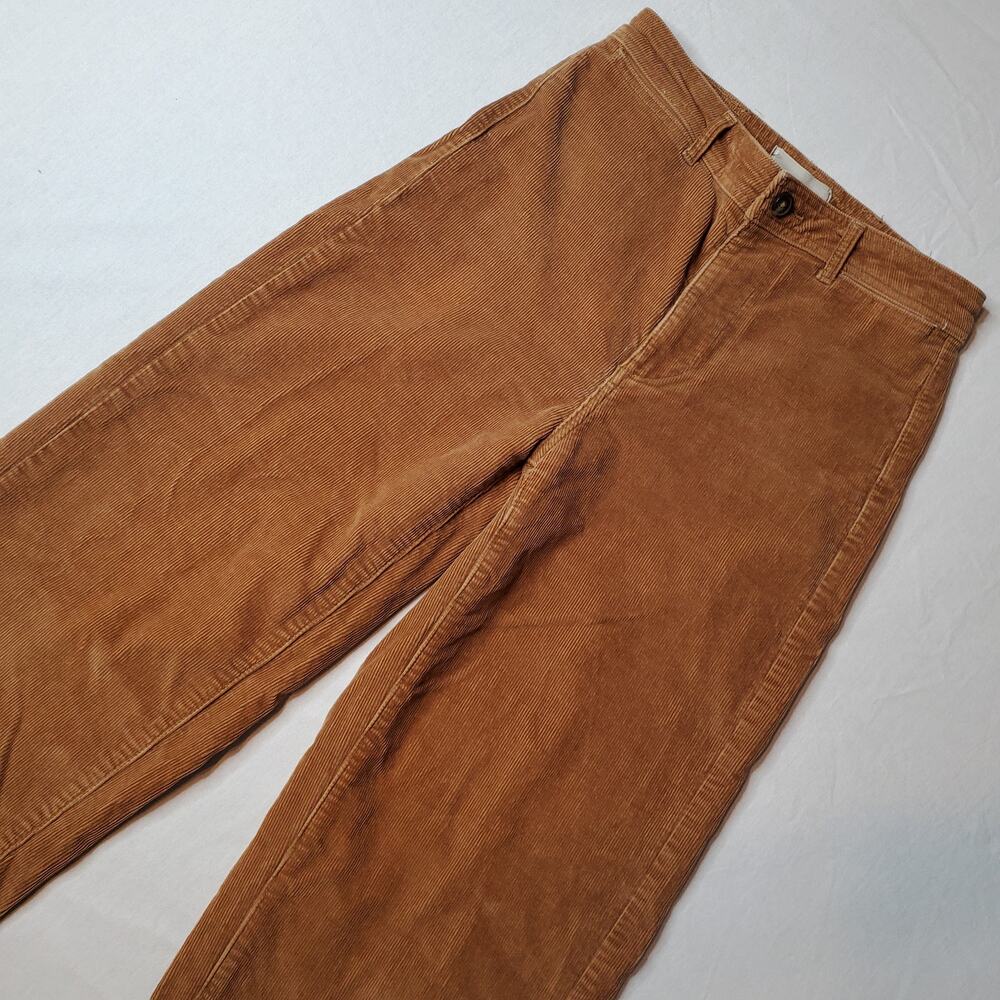 Everlane Women's Size 4 Wide Leg Corduroy Pant Brown